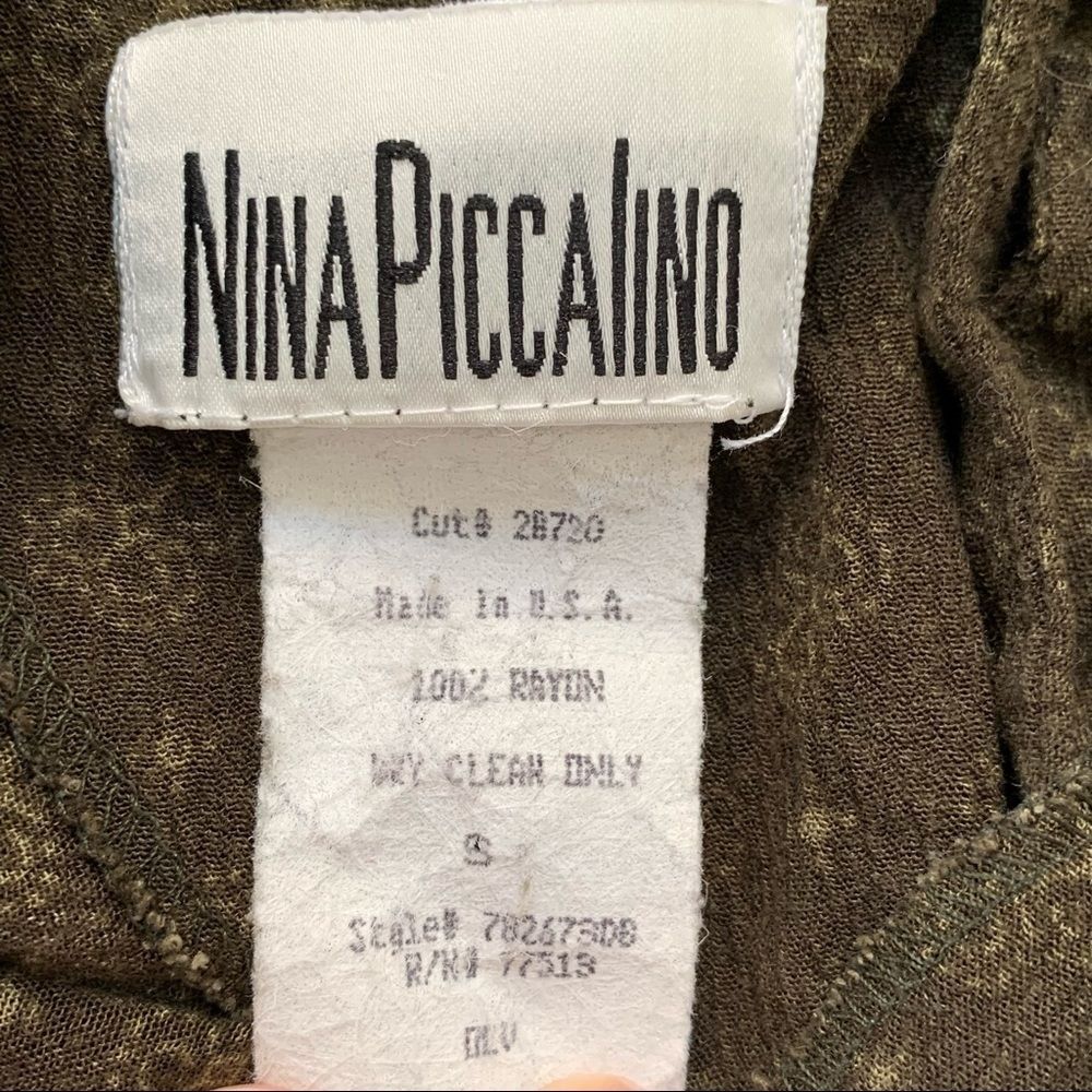 Vintage 80’s Nina Piccalino Two Piece Skirt Set - Picture 7 of 7
